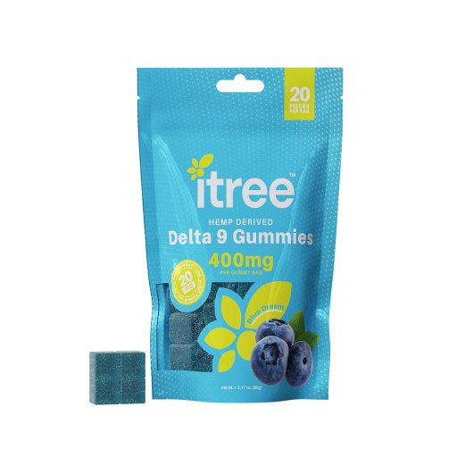 Delta 9 Gummies 400mg (Blue Dream) 20ct