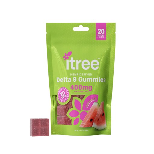 Delta 9 Gummies 400mg (Watermelon OG) 20ct